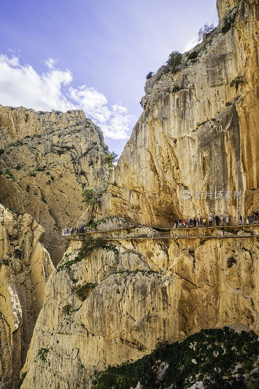 El Caminito del Rey，安达卢西亚壮观的小路(西班牙)